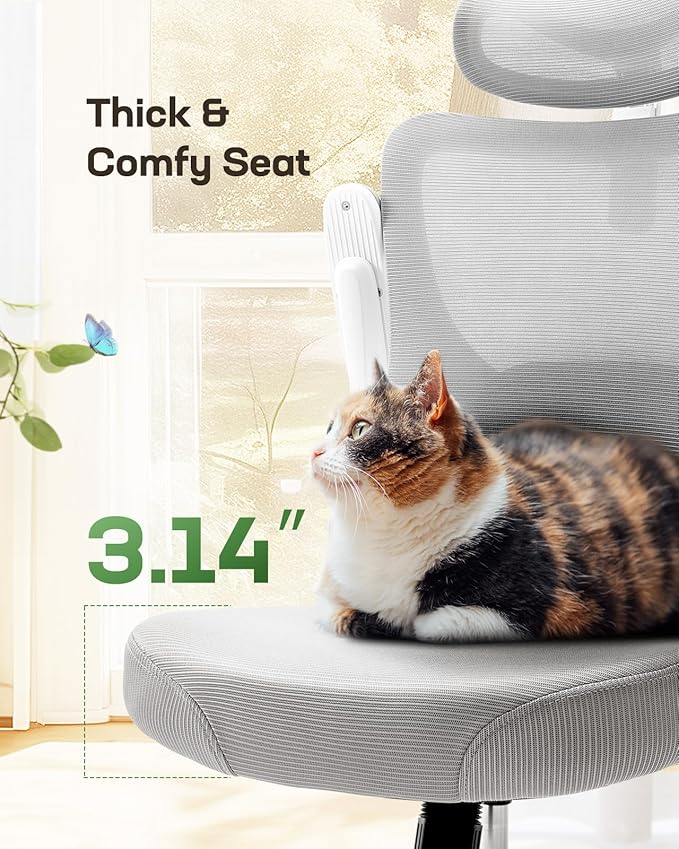 Marsail Ergonomic Office Chair: Office Computer Desk Chair - Image 6