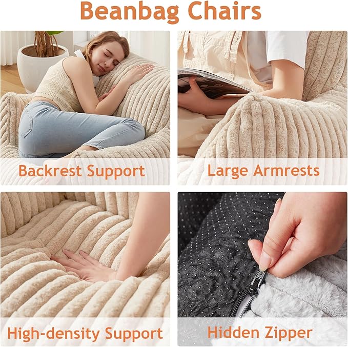 Giant Bean Bag Chairs for Adults - Image 3