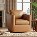 COLAMY 360° Swivel Accent Chair- Comfy Living Room Armchair No-Sag Foam & by COLAMYINC