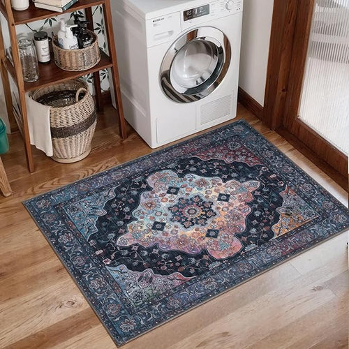 2x3 Entryway Rug, Vintage Rug - Image 2