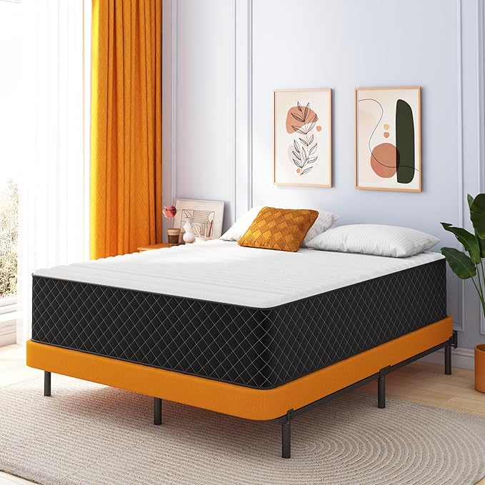Twin Mattress 12 Inch – Hybrid Memory Foam & Pocket Spring Bed in a Box - Image 2