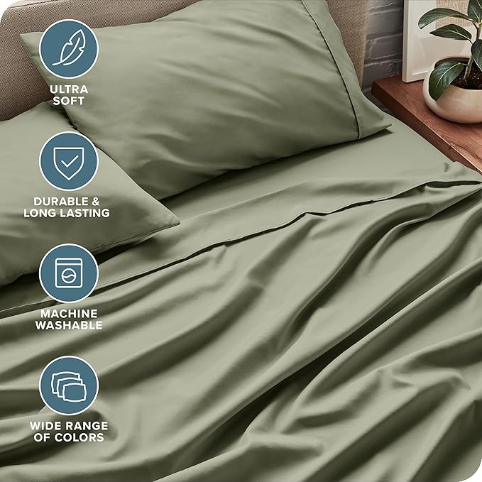Bare Home California King Sheet Set - Image 4