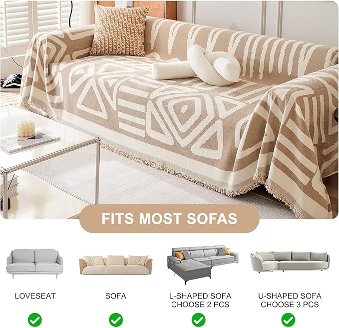 STACYPIK Boho Sofa Cover, Dog Couch Cover - Image 8
