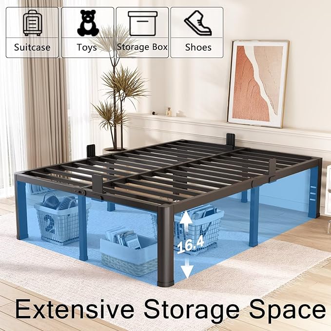 FUIOBYVV 18 Inch King Bed Frame - Image 5