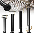 Metal Bed Frame Support Legs, 7-12.6 Inch Adjustable Height Bed Support Legs by Laowu
