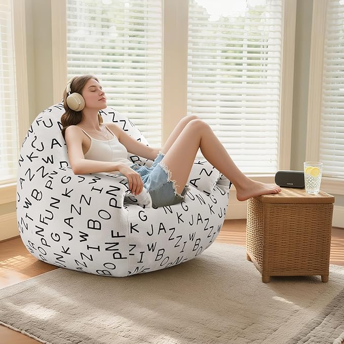 DAICO Bean Bag Chairs for Adults Comfy Bean Bag Sofa Chair - Image 4