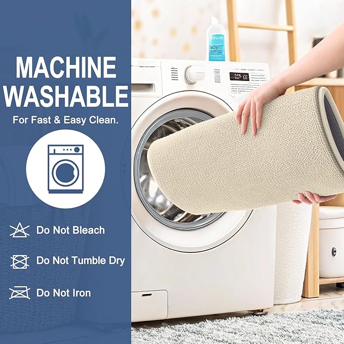 OLANLY Thick Memory Foam Bath Mat Rug 44x24, Extra Soft Absorbent Bathroom Rug - Image 6