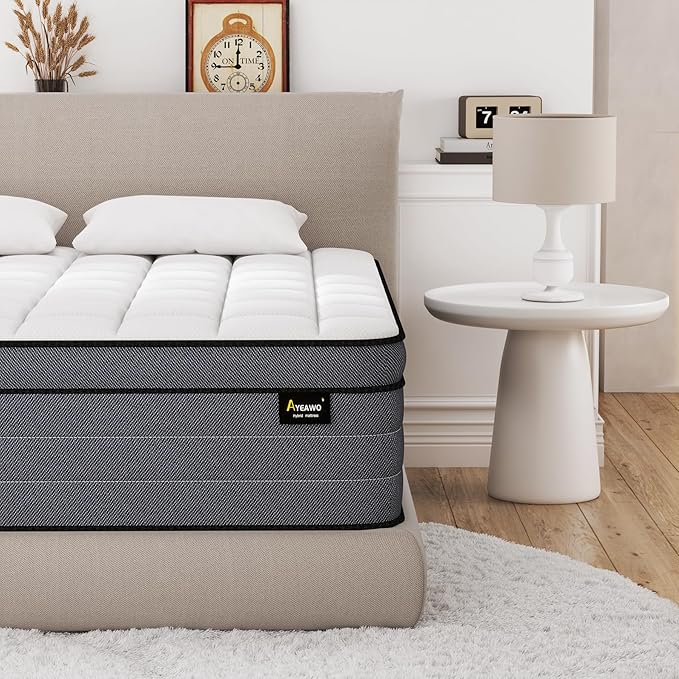 Full Size Mattress 12 Inch, Hybrid Full Bed Mattress - Image 2