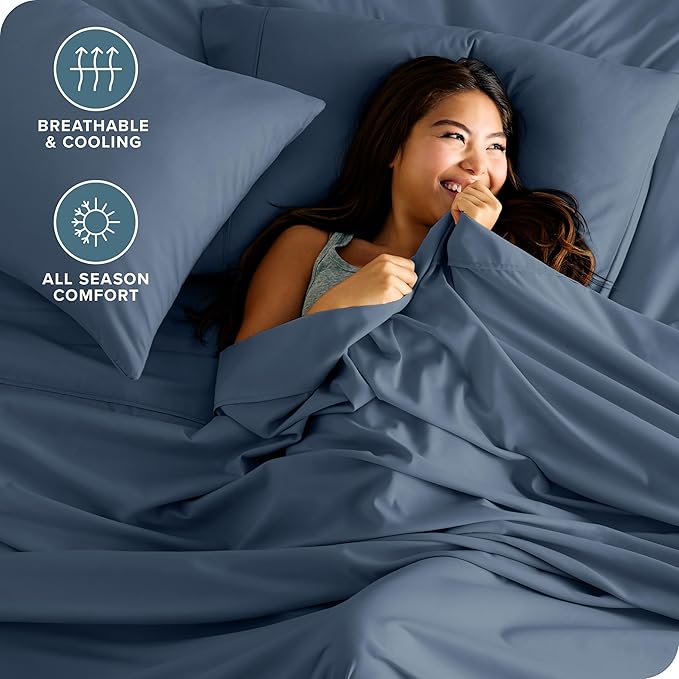 Bare Home Ultra-Soft Full XL Sheet Set - Image 3