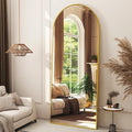 56" x21 Arched Full Length Mirror Floor Mirrors by XRAMFY