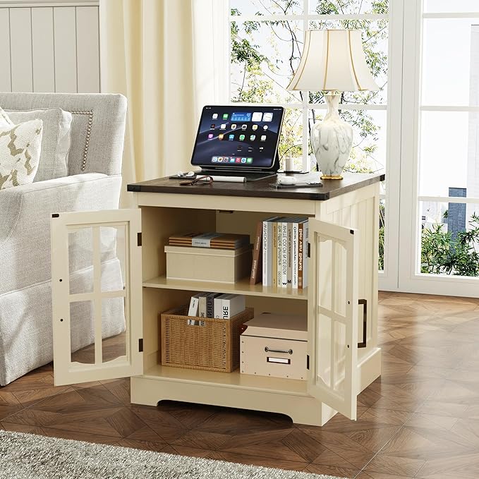 ChooChoo Farmhouse End Table, Nightstand - Image 7