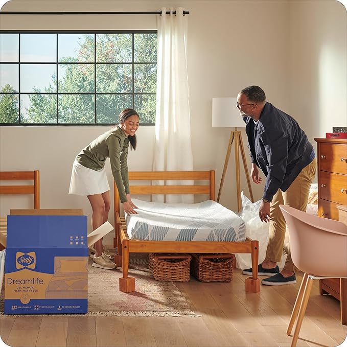 Sealy Dreamlife 6” Foam Mattress-in-a-Box, Twin XL, SealyComfort Gel Memory Foam - Image 11