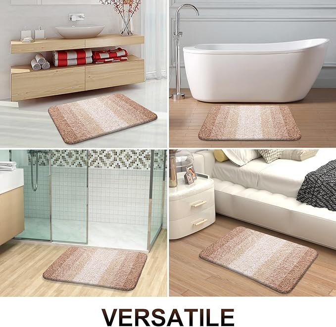 OLANLY Bathroom Runner Rugs 47x24, Extra Soft Absorbent Microfiber Bath Rugs - Image 6