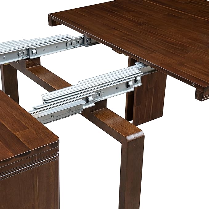 X12AS-0C8-27 - 14-Pc Dining Table Set contains an Extendable Rectangle Kitchen - Image 12