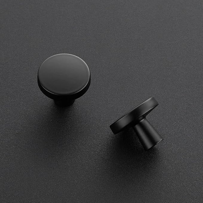 Ravinte 30 Pack Drawer Pulls 1-1/4 Inch Kitchen Cabinet Knobs Solid Round - Image 2