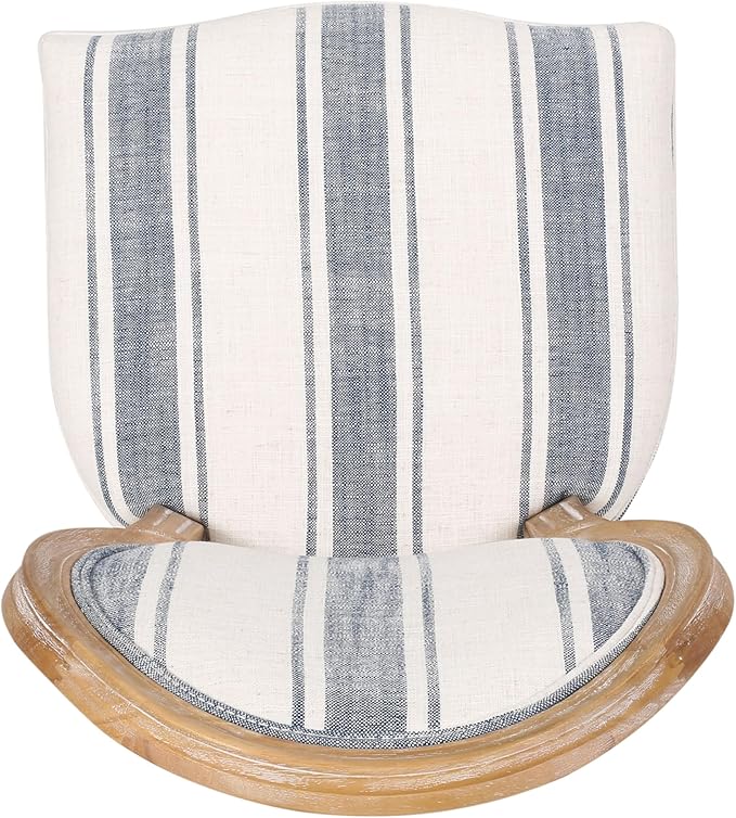 Christopher Knight Home Phinnaeus Dining Chair Set, Rubberwood, Dark Blue Line - Image 10
