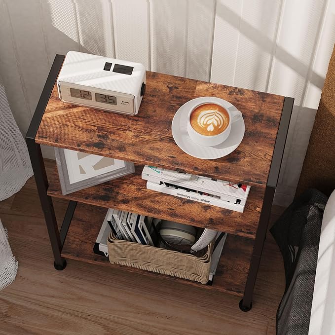 3-Tier Side Table Set of 2, Small End Table, Sofa Side Table - Image 6