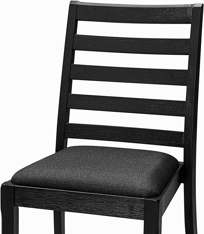 East West Furniture LGX15-BLK-24 -5 Piece Dining Set Includes a Rectangular - Image 12