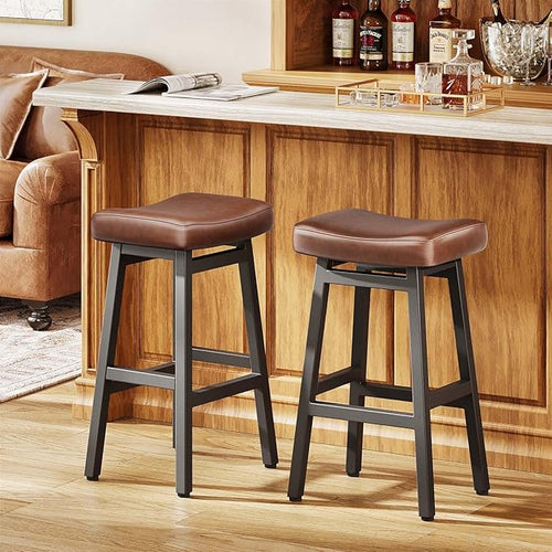 29 Inches Bar Stools Set of 2, Bar Height Barstools by Raynesys