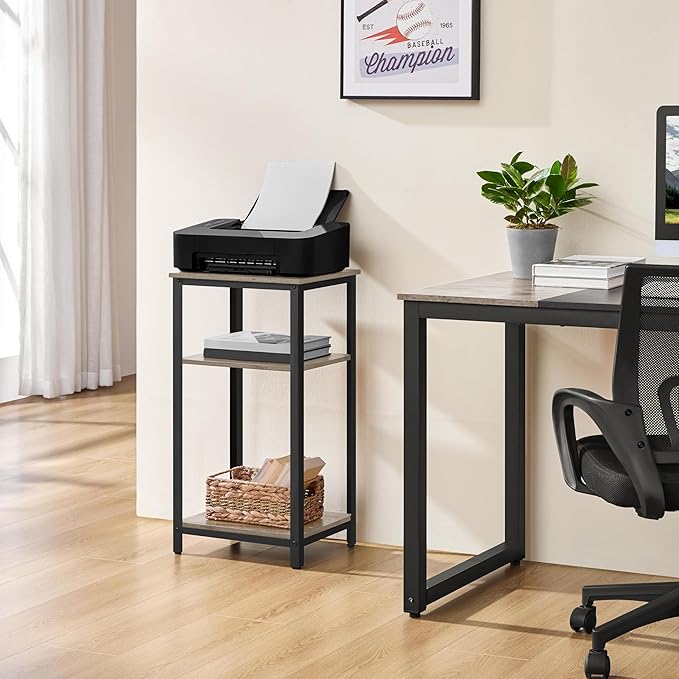 Yaheetech 30 in Tall End Table, 3-Tier - Image 8