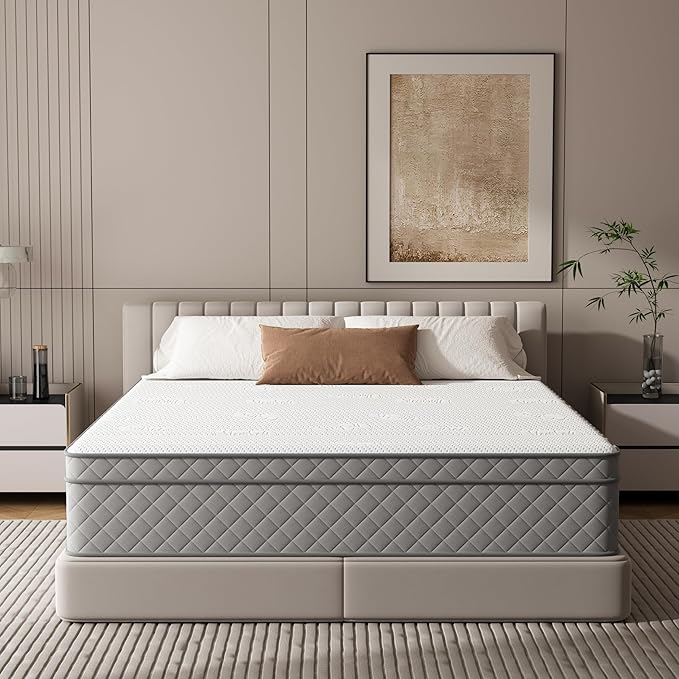 Full Mattress, 12 Inch Hybrid Double Mattress - Image 4