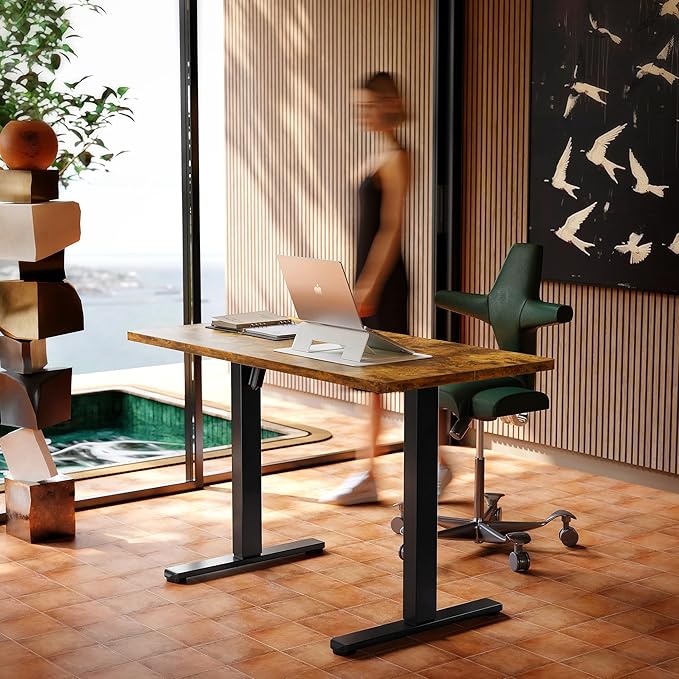 HUANUO Electric Standing Desk, 40 x 24 Inch Height Adjustable Computer Desk by HUANUO