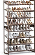 SONGMICS Shoe Rack, 8-Tier Shoe Organizer, Metal Rack by SONGMICSbySONGMICSHOME