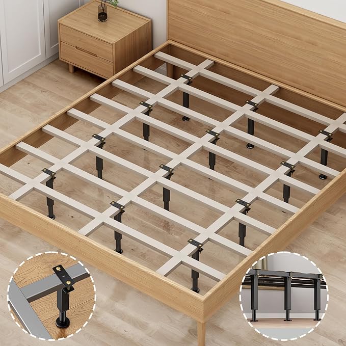 2PCS Adjustable Height Bed Support Legs, 10.2-16.5In, Metal Heavy Furniture Legs - Image 6