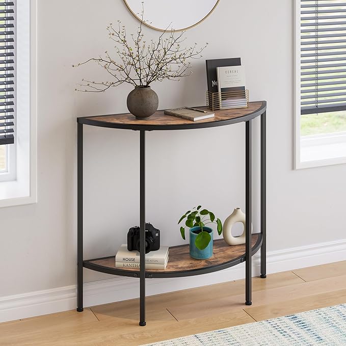 Entryway Table with Storage, Narrow Console Table - Image 7