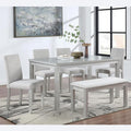 Ball & Cast 6 Piece Dining Table Set, Kitchen Table Set by BallCast