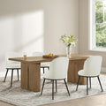 Dining Chairs Set of 6, Fabric Upholstered Dining Room Chairs by Kislot