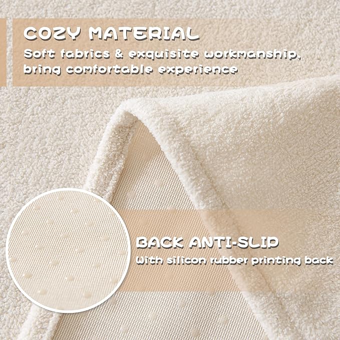 MYSKY HOME White Couch Cover for Dogs Washable Pet Couch Cover Furniture - Image 7