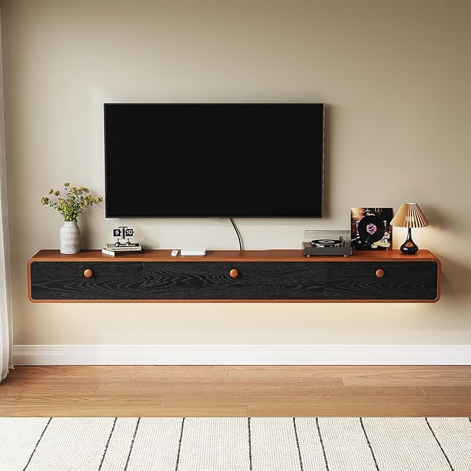Minimalist 70'' Floating TV Stand - Image 2