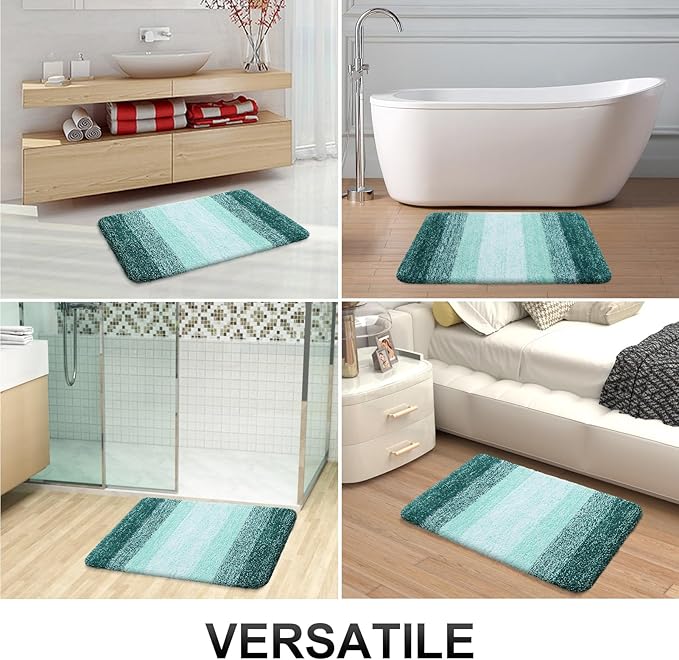 OLANLY Bathroom Runner Rugs 59x20, Extra Soft Absorbent Microfiber Bath Rugs - Image 6