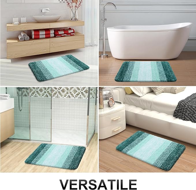 OLANLY Bathroom Runner Rugs 54x24, Extra Soft Absorbent Microfiber Bath Rugs - Image 6