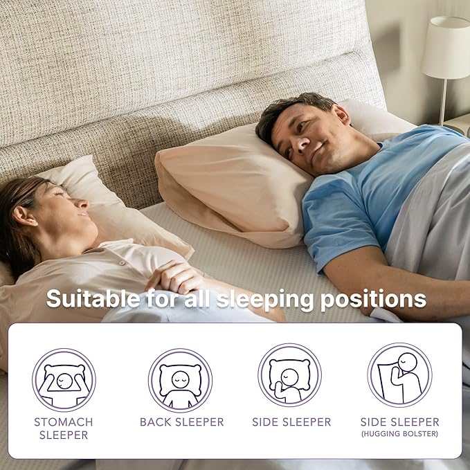 NapQueen 8 Inch Twin Size Mattress, Bamboo Charcoal Memory Foam Mattress - Image 9