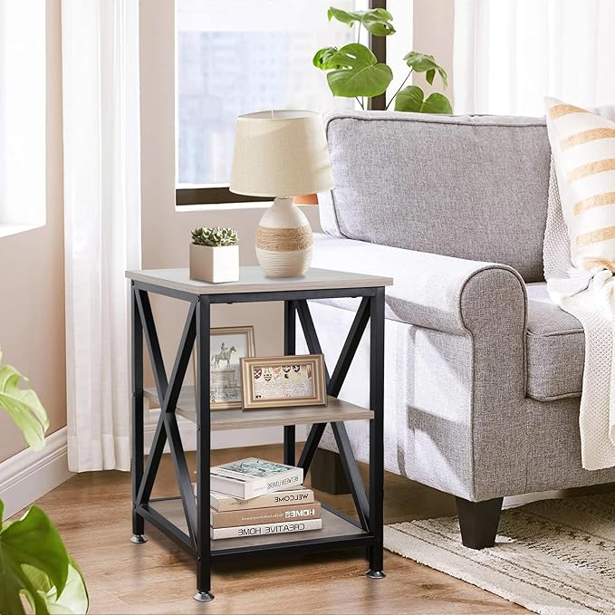 End Tables Living Room Set of 2, Indoor Side Tables Living Room - Image 2