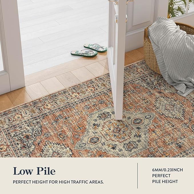 Lahome Oriental Washable Rug, 3x5 Rugs - Image 5