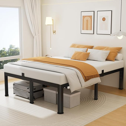 20 Inch Full Size Metal Platform Bed Frame - Image 2