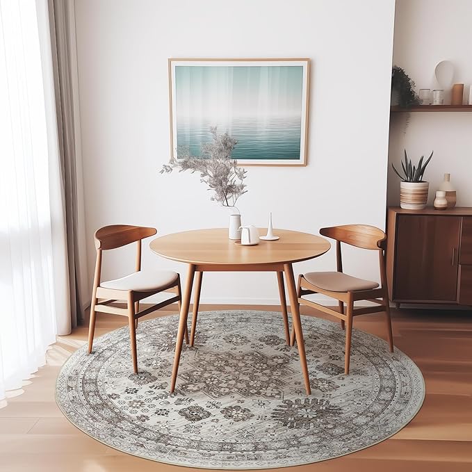 zesthome Washable Round Area Rugs - Image 7