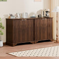 Fluted Buffet Sideboard Cabinet by Azaeahom