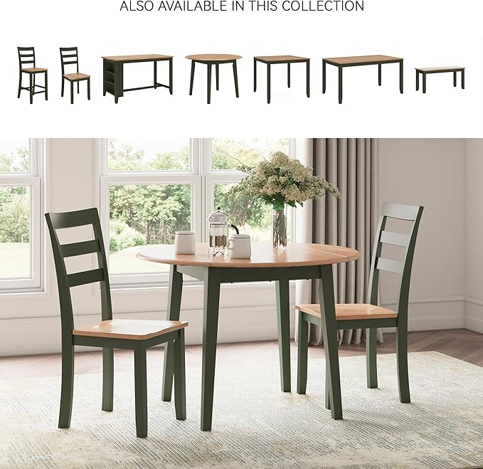 Signature Design by Ashley Gesthaven Modern Dining Drop Leaf Table - Image 6