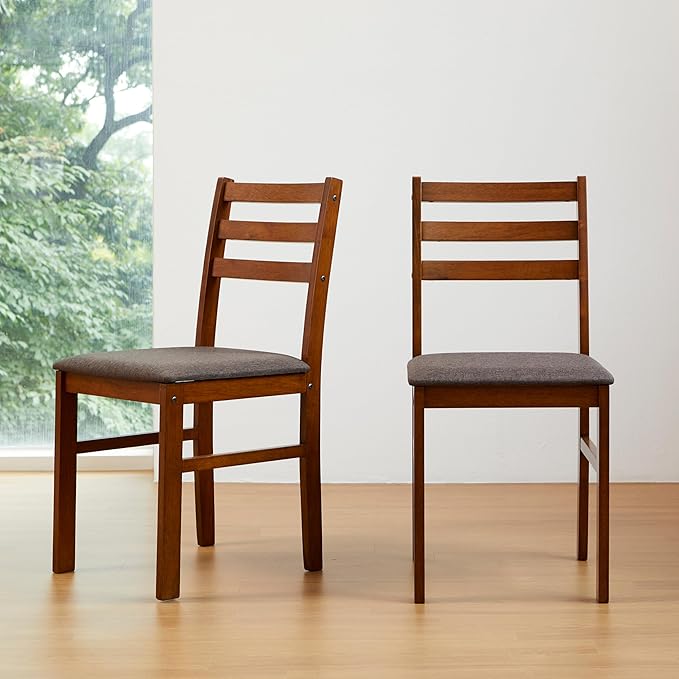 Livinia Seattle Modern Farmhouse Kitchen Dining Room Chair Set of 4, Solid Wood - Image 7