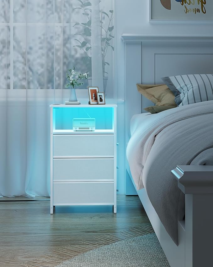 TUTOTAK Narrow LED Night Stand - Image 8