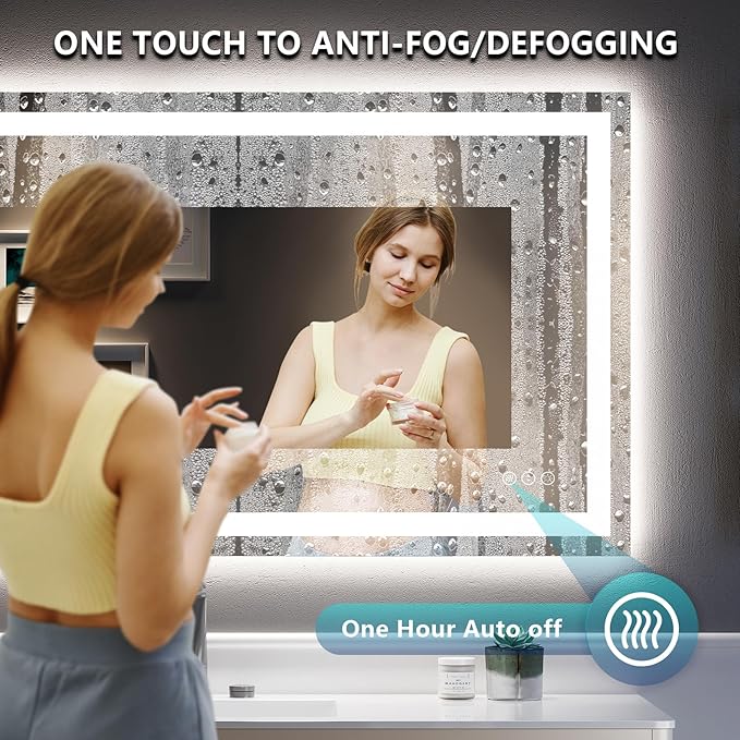 36x36 Inch LED Bathroom Mirror - Image 5