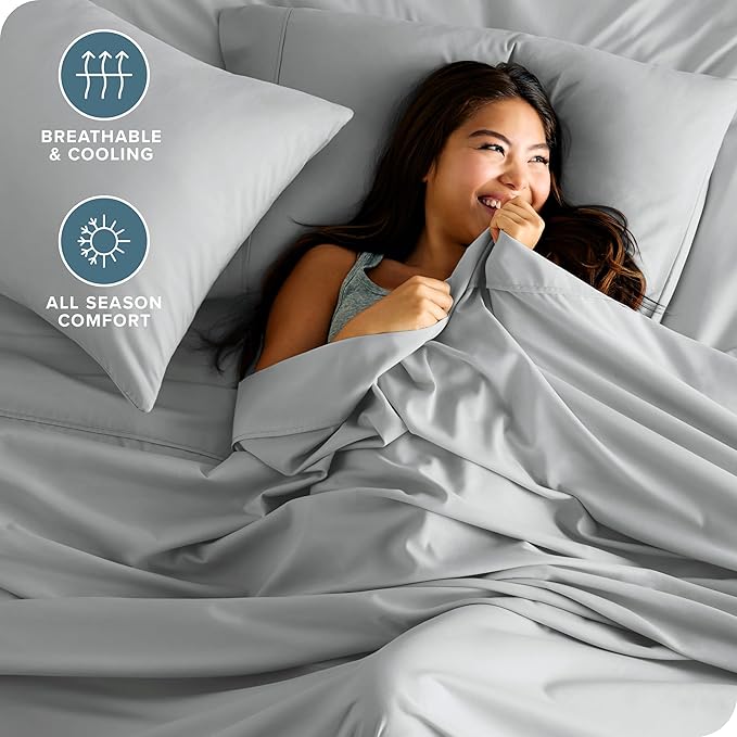 Bare Home Full Extra Long Sheet Set - Image 3