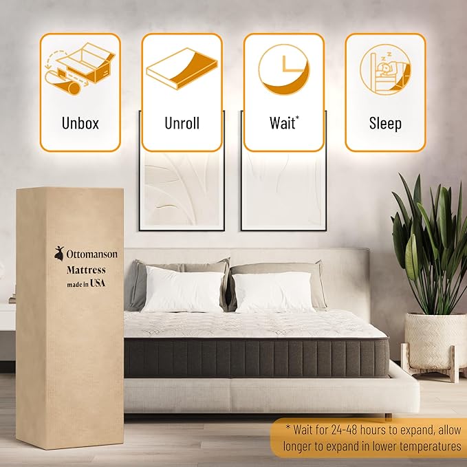 Ottomanson Twin XL 9" Hybrid Mattress - Image 6