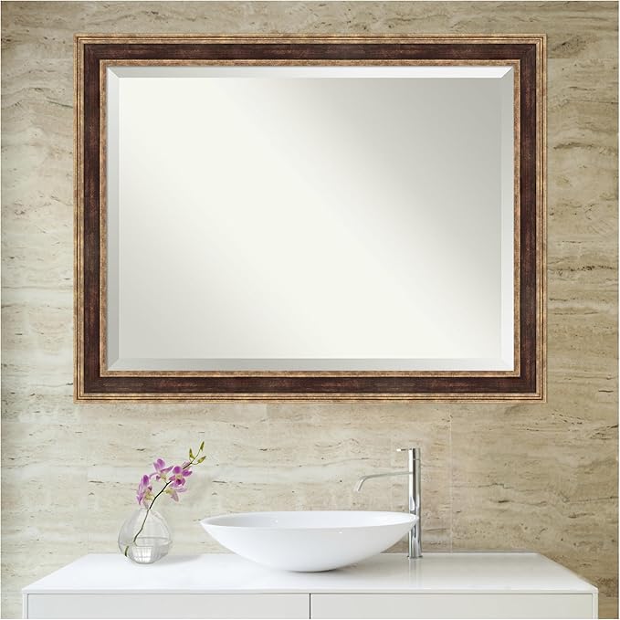 Amanti Art Bronze Bathroom Mirror - Image 7