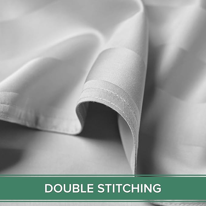 Split King Sheets by Pure Bamboo, Genuine 100% Organic Viscose Derived from - Image 6