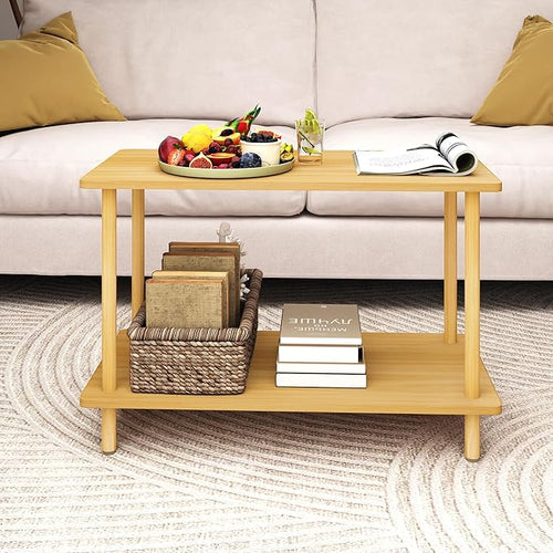 2-Tier End Table, Minimalist Modern - Image 2